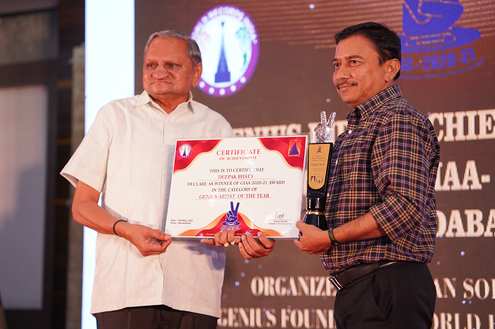  DEEPAK BHATT – GENIUS ARTIST OF THE YEAR