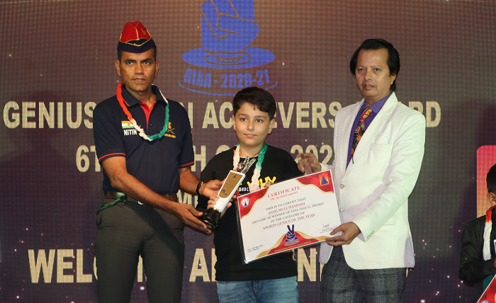  ANSH MULCHANDANI – SPORTS GENIUS OF THE YEAR