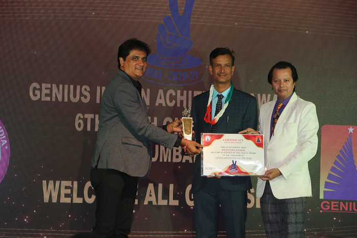  BHUPENDRA SHARMA  – GENIUS ADVENTURER OF THE YEAR